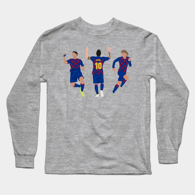 Barcelona Trio Long Sleeve T-Shirt by InspireSoccer